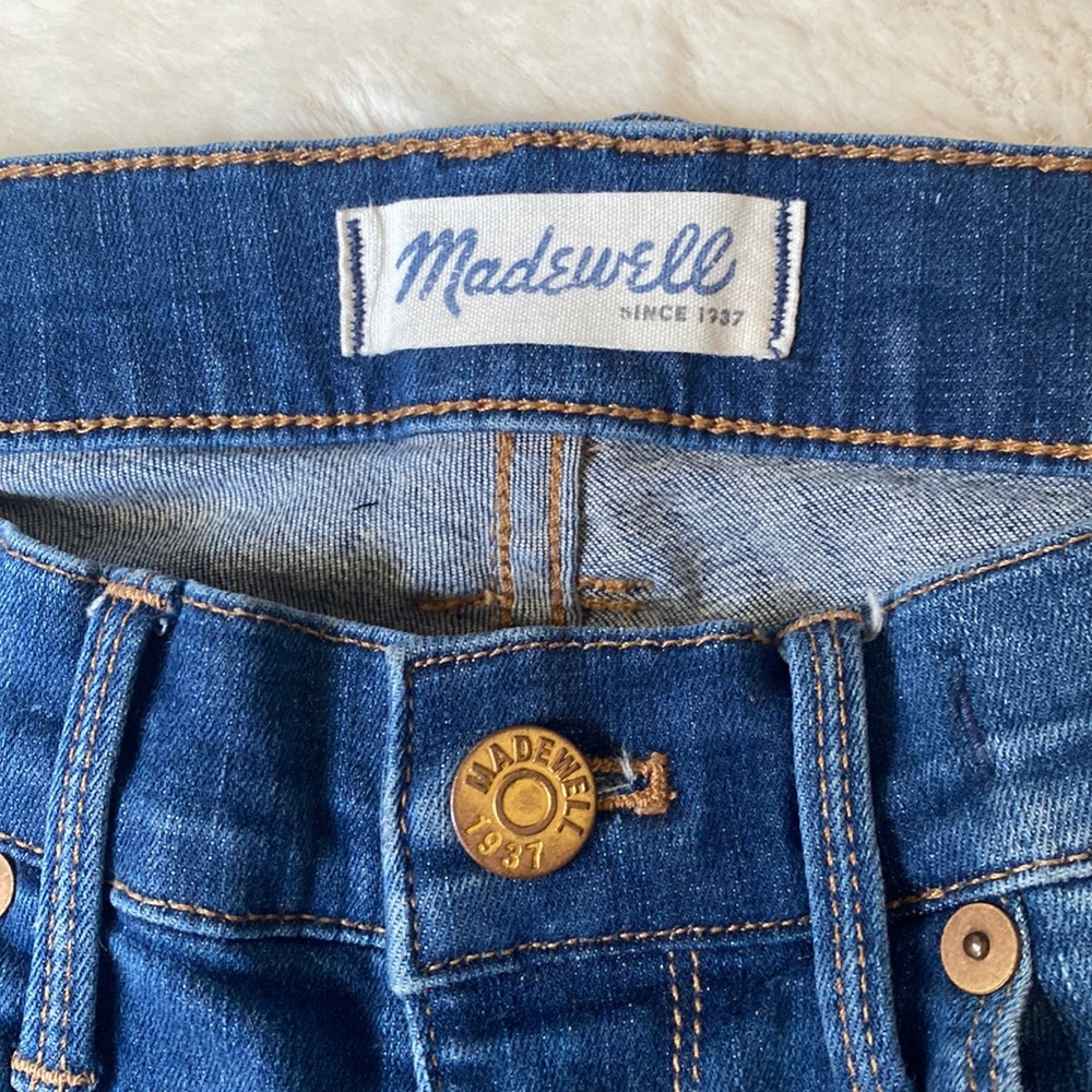 MADEWELL Skinny Skinny Ankle Jeans Size 24 EUC - Picture 5 of 12